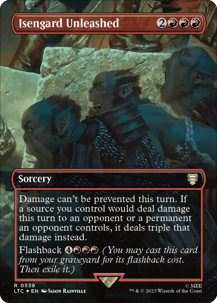 Isengard Unleashed (Borderless) (Surge Foil) (539)
