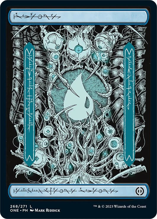 Island (268) - Full Art (268) (Phyrexia: All Will Be One)