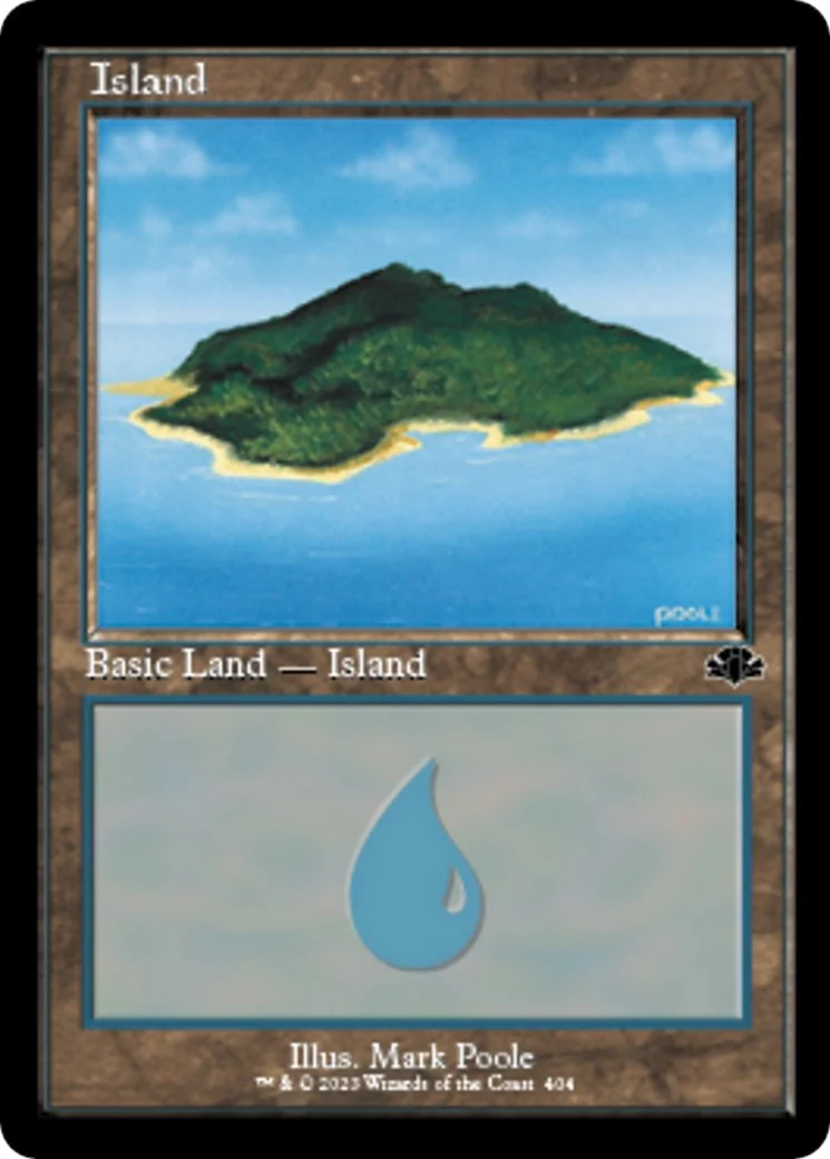 Island (404) (Retro Frame) (404)