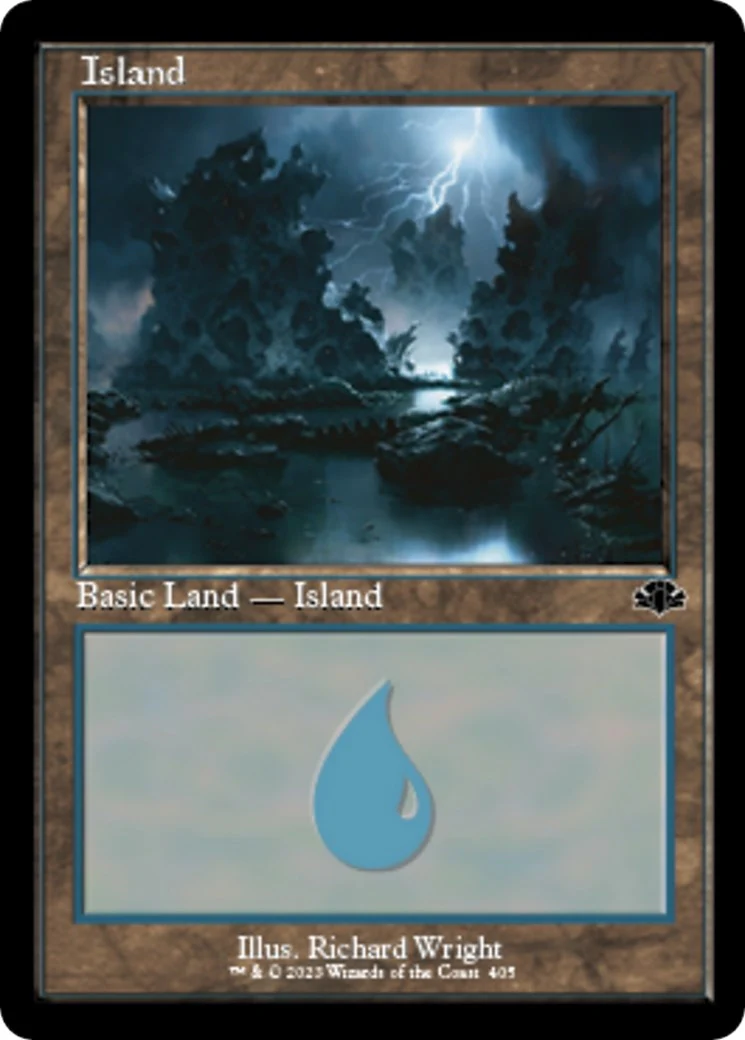 Island (405) (Retro Frame) (405)