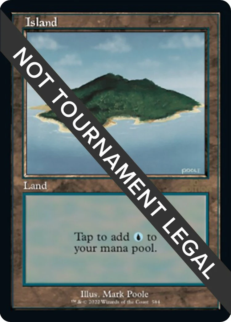 Island (584) (Retro Frame) (584)