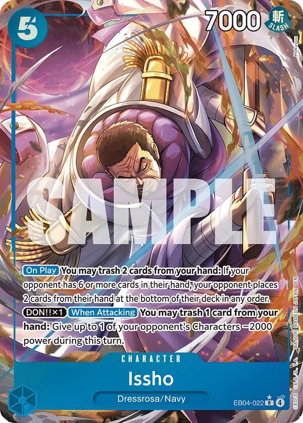 Issho - EB04-022 (Alternate Art) (EB04-022) (The Azure Sea's Seven)