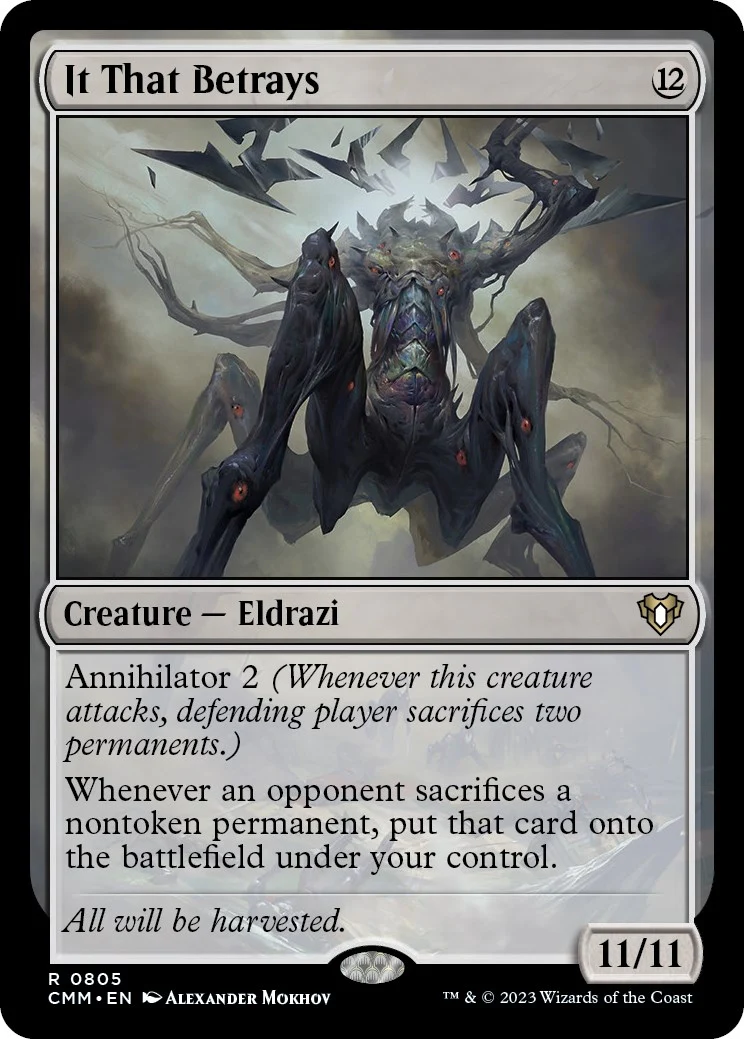 It That Betrays (805) (Commander Masters)