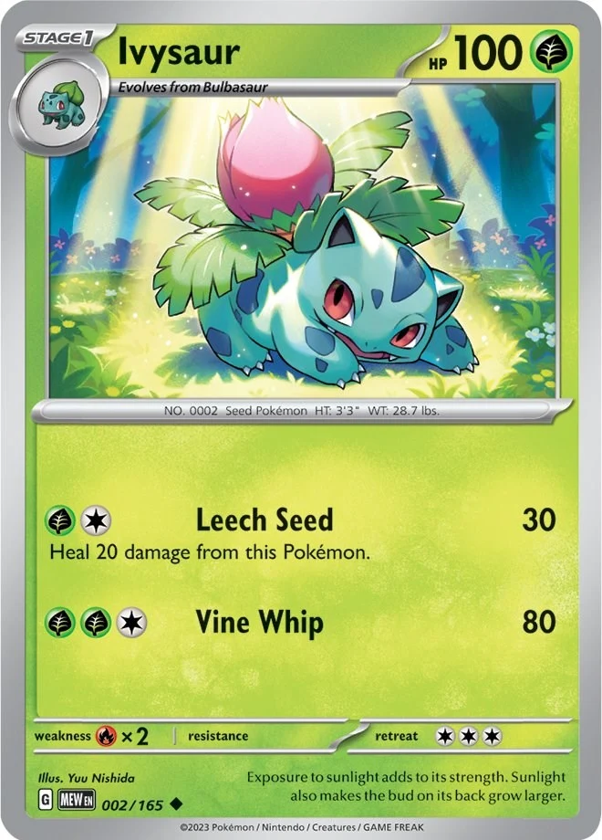Ivysaur (002/165) (SV: Scarlet & Violet 151)