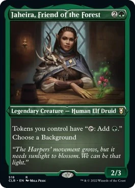 Jaheira, Friend of the Forest (Foil Etched) (518)