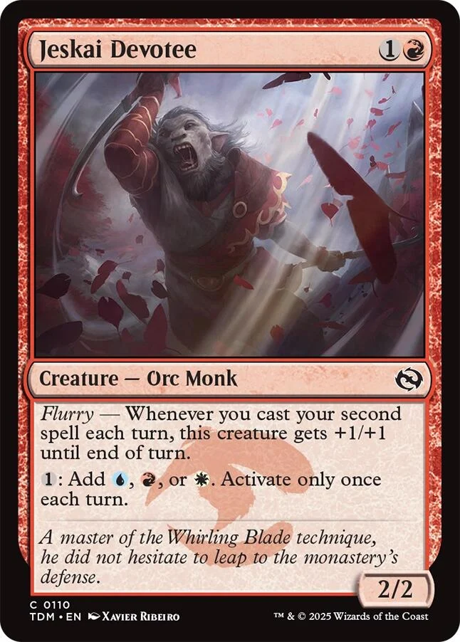 Jeskai Devotee (110) (Tarkir: Dragonstorm)