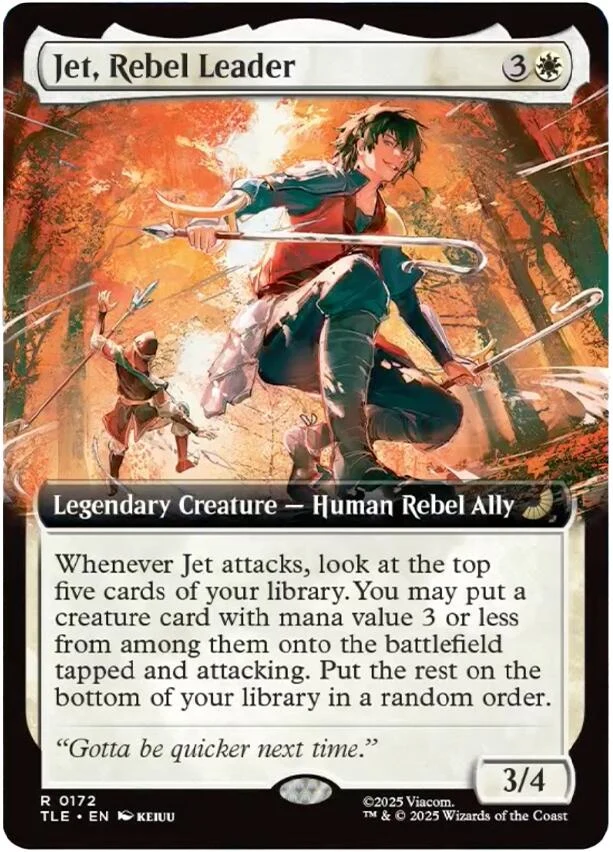 Jet, Rebel Leader (Extended Art) (172) (Avatar: The Last Airbender: Eternal-Legal)