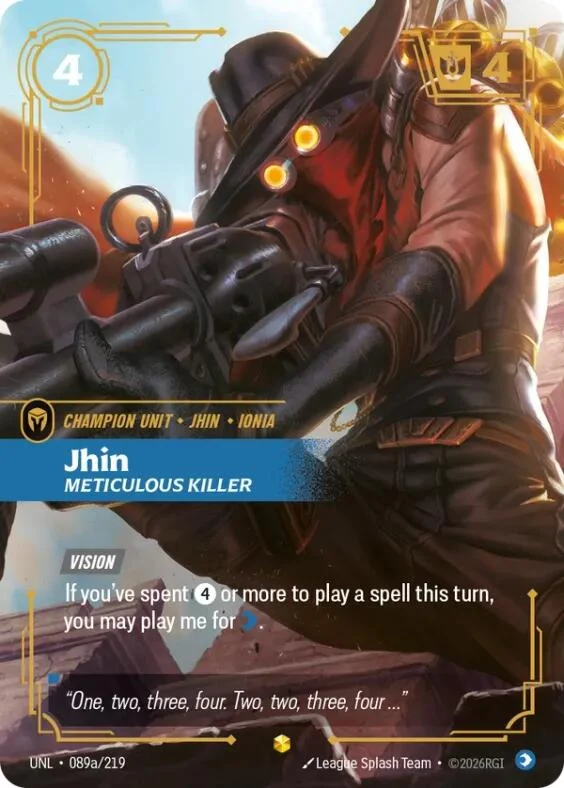 Jhin - Meticulous Killer (Alternate Art) (089a/219) (Unleashed)