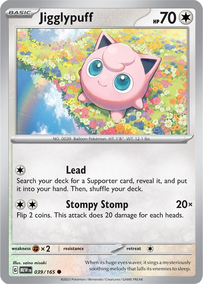 Jigglypuff (039/165) (SV: Scarlet & Violet 151)