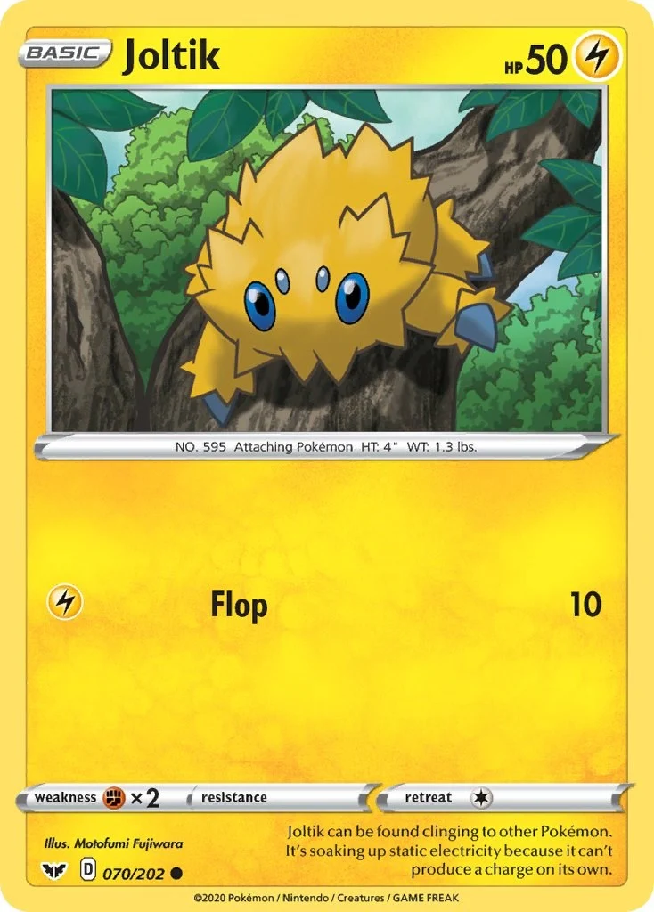 Joltik (070/202) (SWSH01: Sword & Shield Base Set)