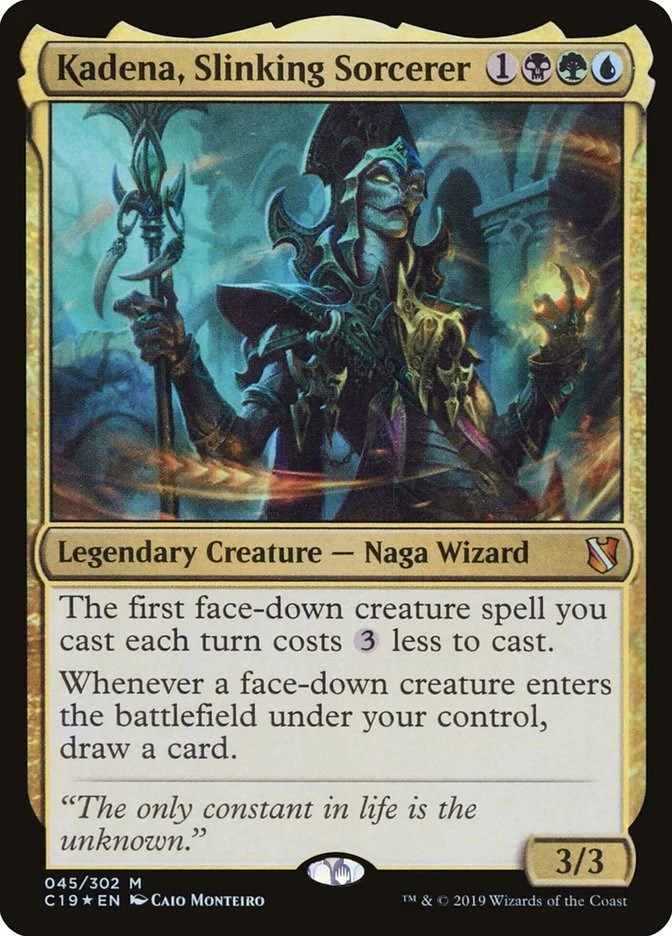 Kadena, Slinking Sorcerer (45) (Commander 2019)
