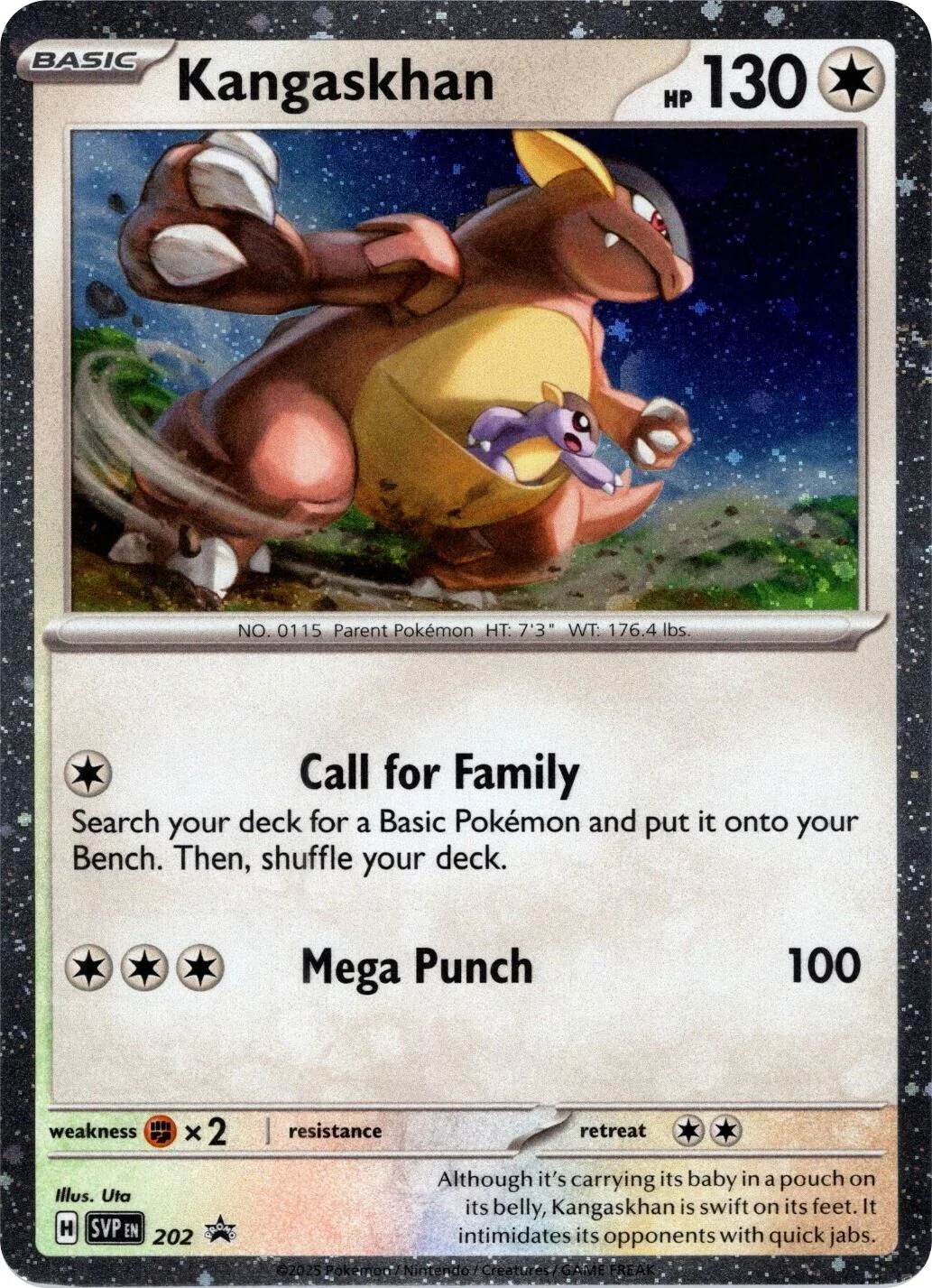 Kangaskhan - 202 (Cosmos Holo) (202) (SV: Scarlet & Violet Promo Cards)