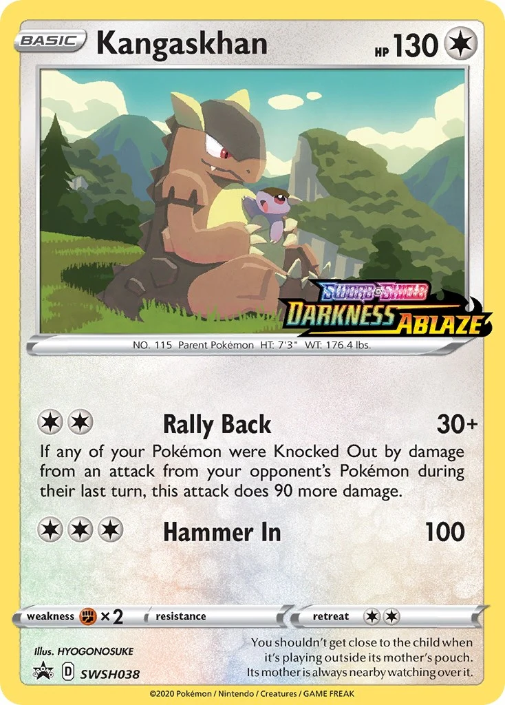 Kangaskhan - SWSH038 (Prerelease) (SWSH038) (SWSH: Sword & Shield Promo Cards)