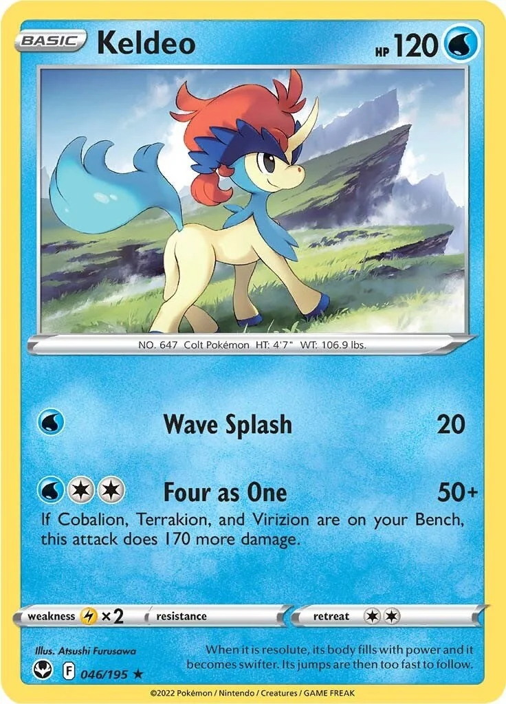 Keldeo (046/195) (SWSH12: Silver Tempest)