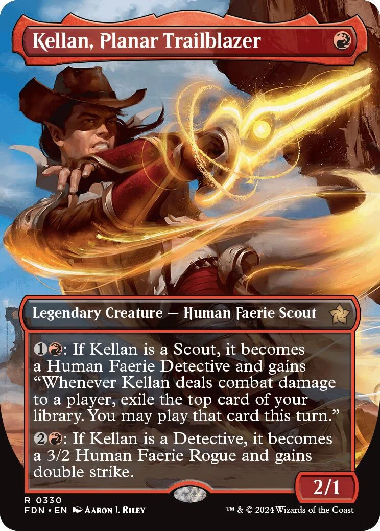 Kellan, Planar Trailblazer (Borderless) (330) (Foundations)