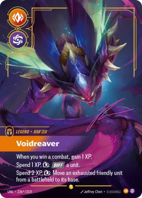 Kha'Zix - Voidreaver (Signature) (236*/219) (Unleashed)