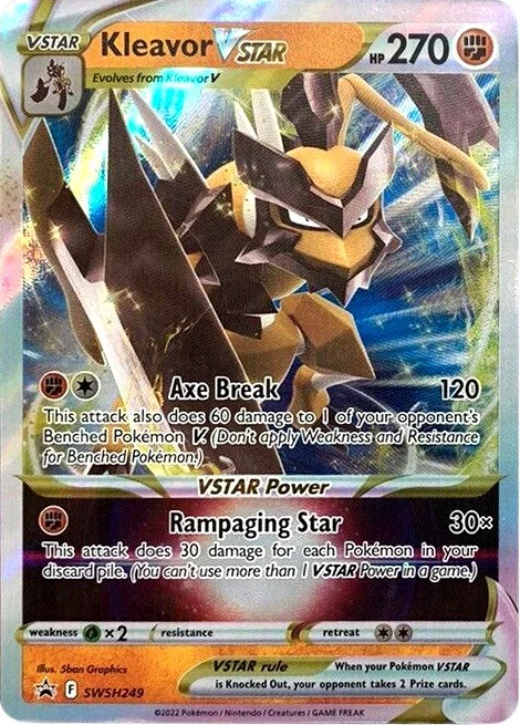 Kleavor VSTAR - SWSH249 (SWSH249) (SWSH: Sword & Shield Promo Cards)