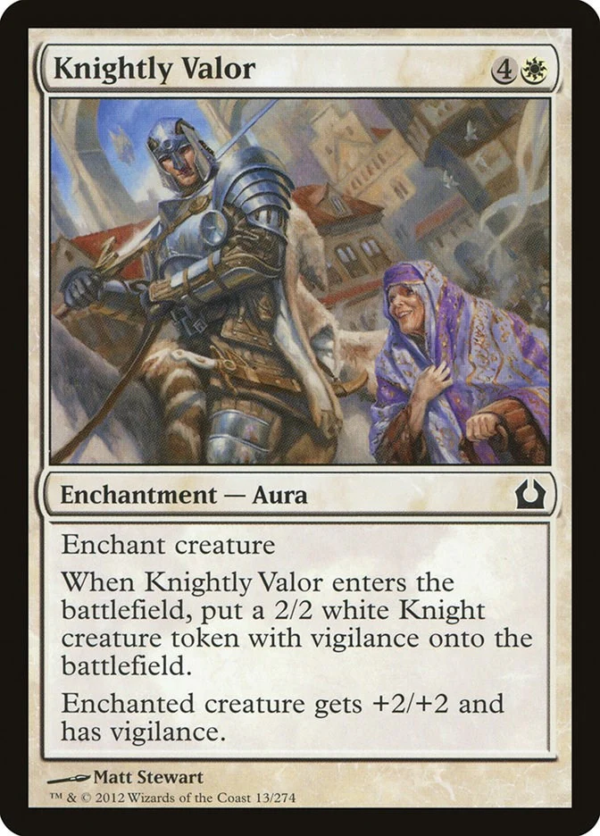 Knightly Valor (13) (Return to Ravnica)