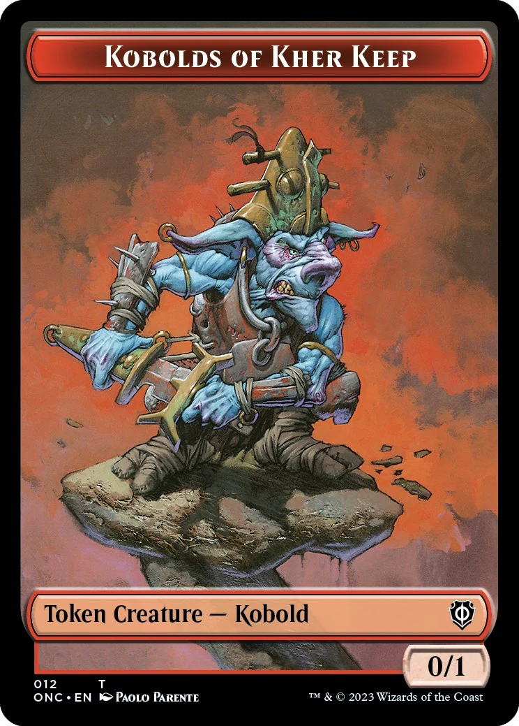 Kobolds of Kher Keep // Dragon Double-Sided Token (12 // 10)