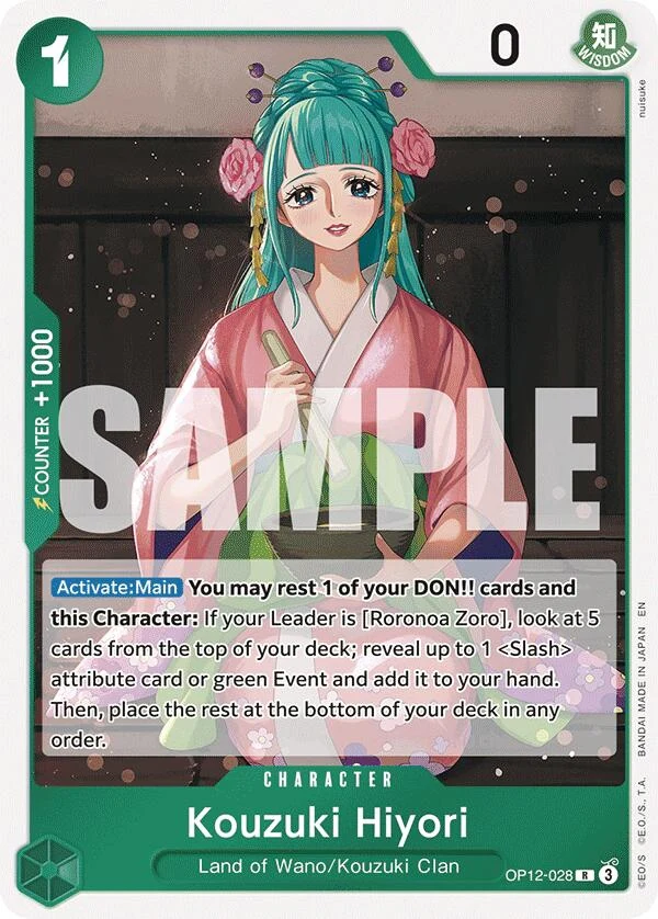 Kouzuki Hiyori (OP12-028) (Legacy of the Master)