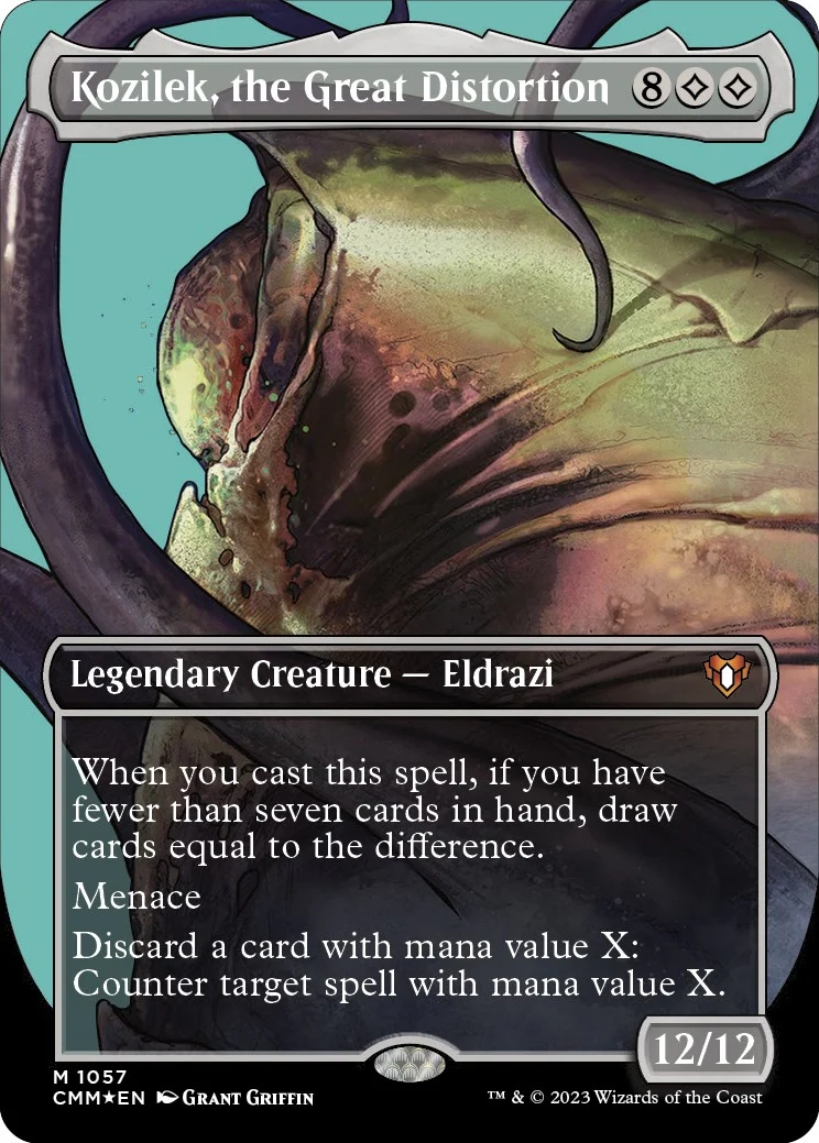 Kozilek, the Great Distortion (Textured Foil) (1057) (Commander Masters)