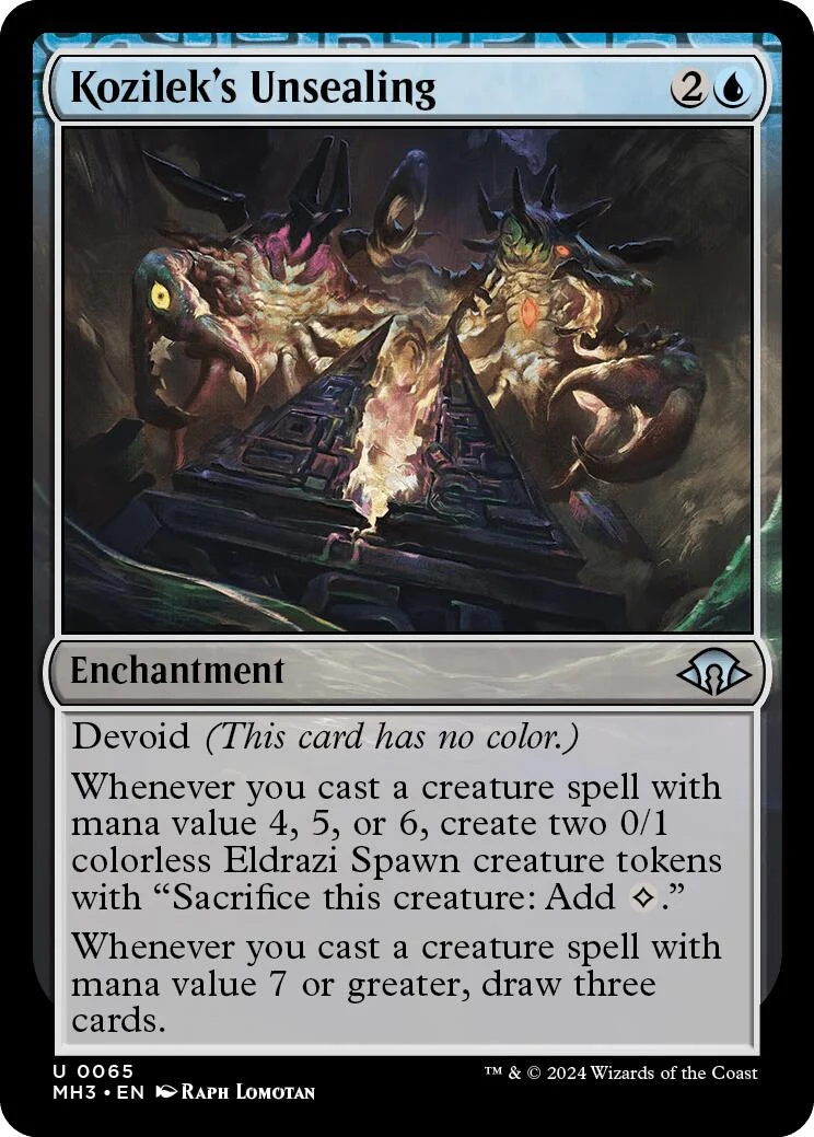 Kozilek's Unsealing (65) (Modern Horizons 3)