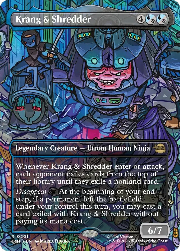 Krang & Shredder (Borderless) (201) (Teenage Mutant Ninja Turtles)