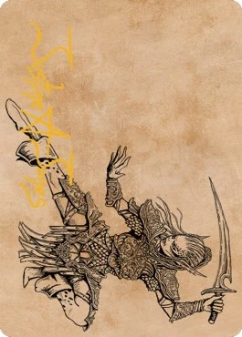 Lae'zel, Vlaakith's Champion Art Card (Gold-Stamped Signature) (45)