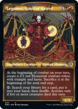 Lagomos, Hand of Hatred (Textured Foil) (345)