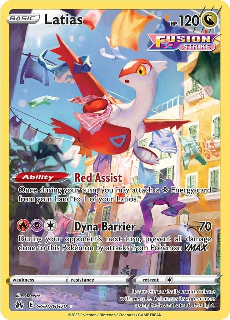 Latias (GG20/GG70) (Crown Zenith: Galarian Gallery)