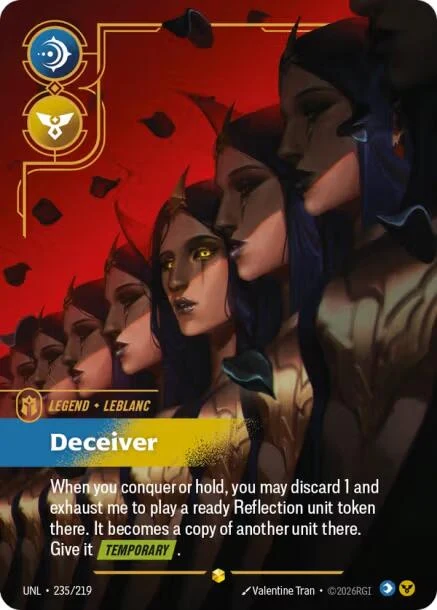 LeBlanc - Deceiver (Overnumbered) (235/219) (Unleashed)