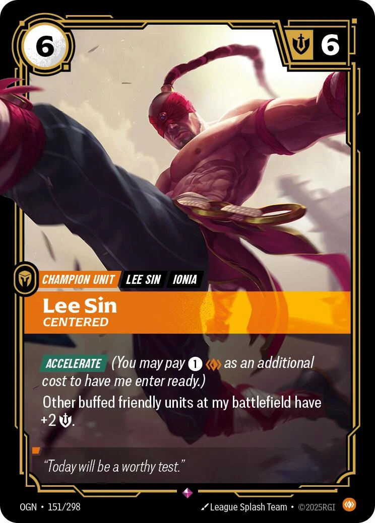 Lee Sin - Centered (151/298) (Origins)