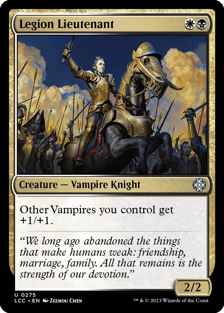 Legion Lieutenant (275)