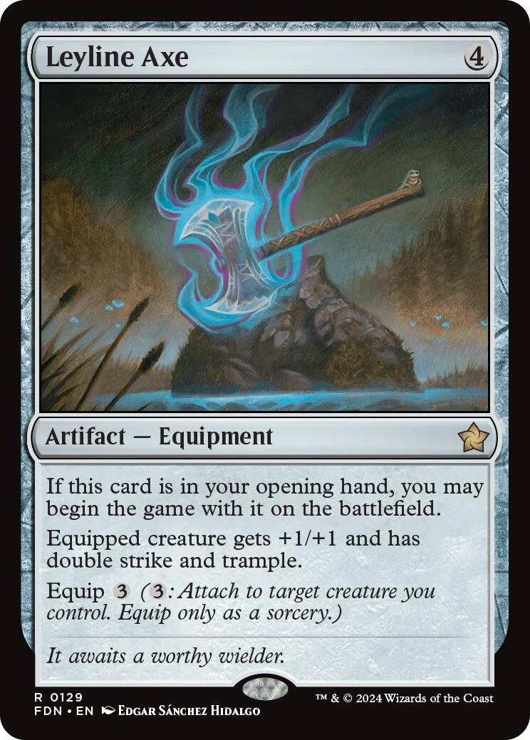 Leyline Axe (129) (Foundations)