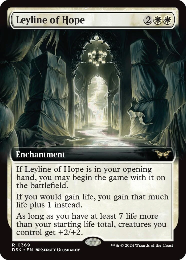 Leyline of Hope (Extended Art) (369) (Duskmourn: House of Horror)