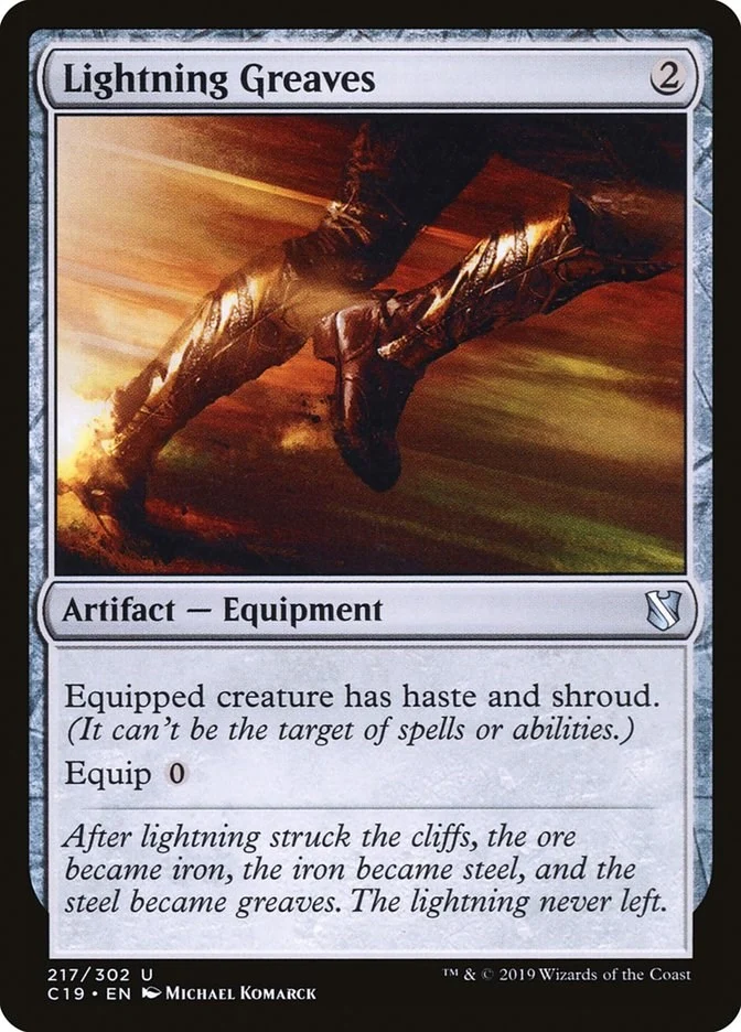 Lightning Greaves (217) (Commander 2019)