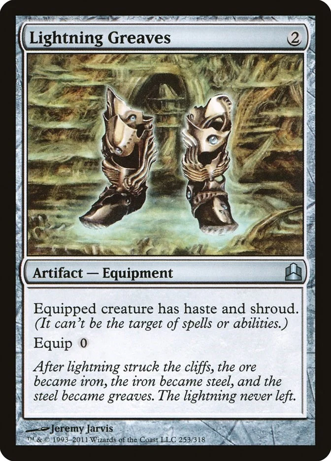 Lightning Greaves (253) (Commander)