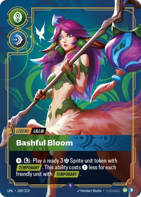 Lillia - Bashful Bloom (189/219) (Unleashed)