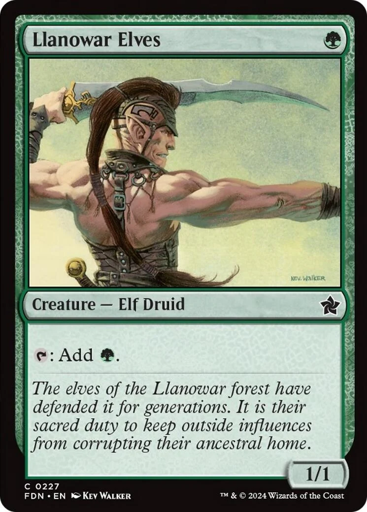 Llanowar Elves (227) (Foundations)