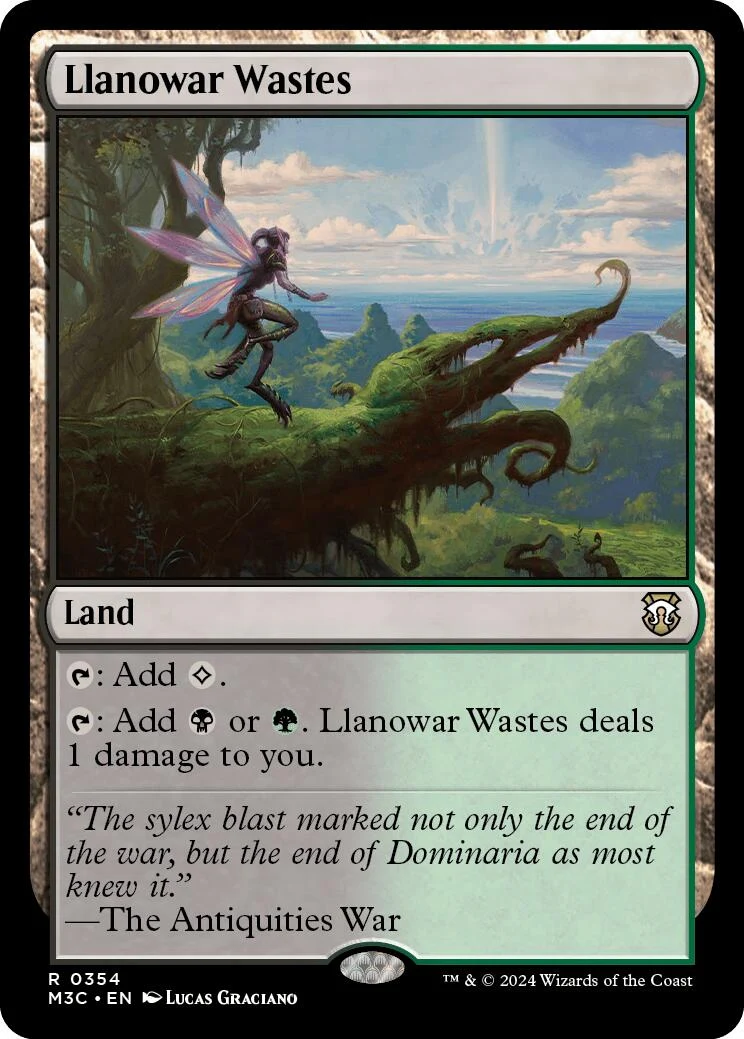 Llanowar Wastes (Ripple Foil) (354)