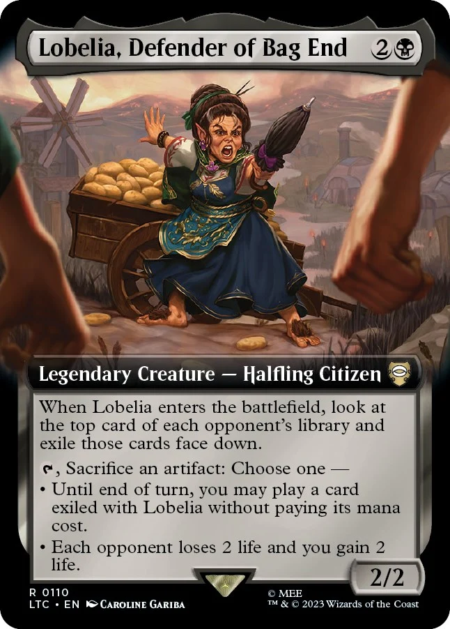 Lobelia, Defender of Bag End (Extended Art) (110)