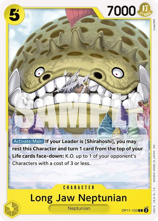 Long-Jaw Neptunian (OP11-103) (A Fist of Divine Speed)