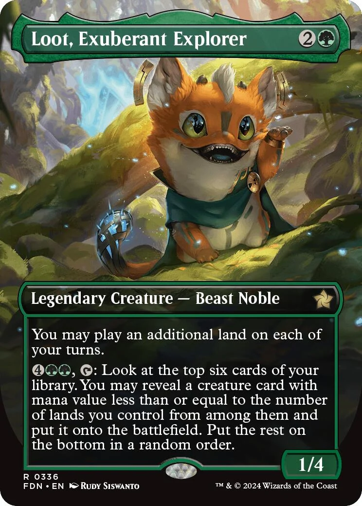 Loot, Exuberant Explorer (Borderless) (336) (Foundations)