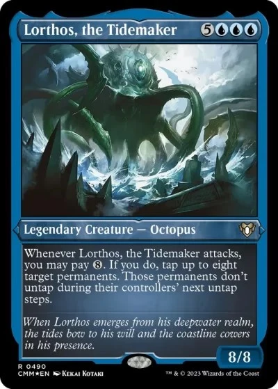 Lorthos, the Tidemaker (Foil Etched) (490) (Commander Masters)
