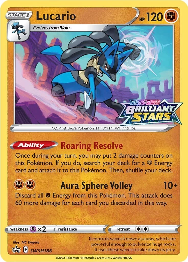 Lucario - SWSH186 (SWSH186) (SWSH: Sword & Shield Promo Cards)