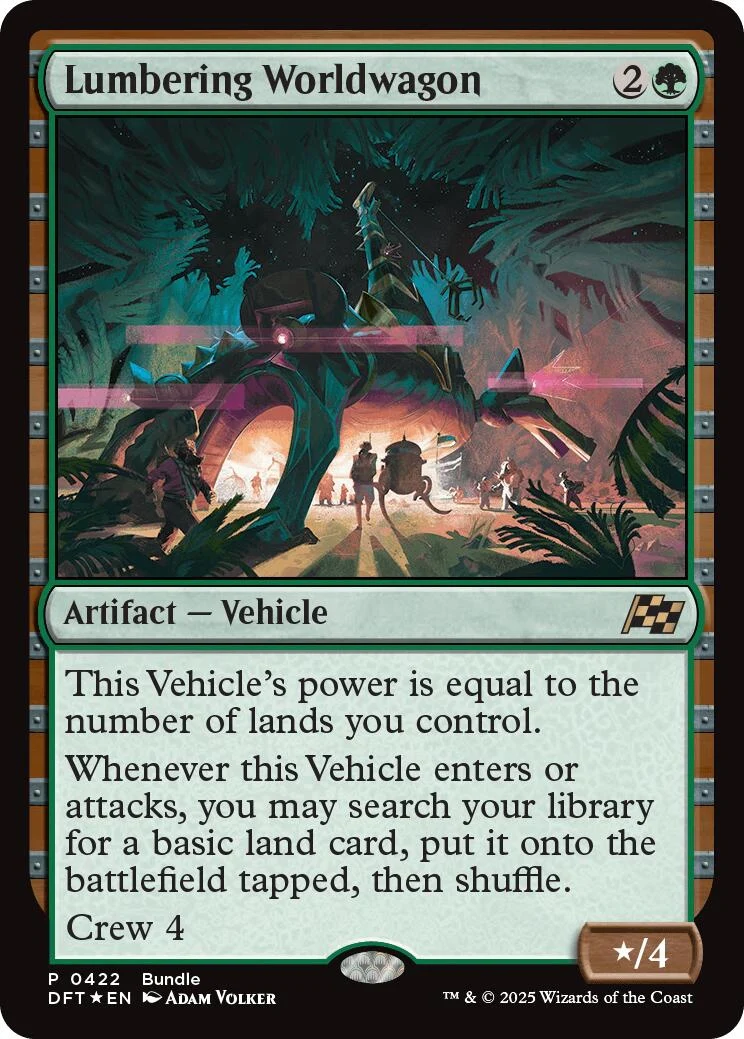 Lumbering Worldwagon (DFT Bundle) (422) (Unique and Miscellaneous Promos)