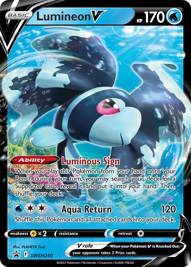 Lumineon V - SWSH250 (SWSH250) (SWSH: Sword & Shield Promo Cards)
