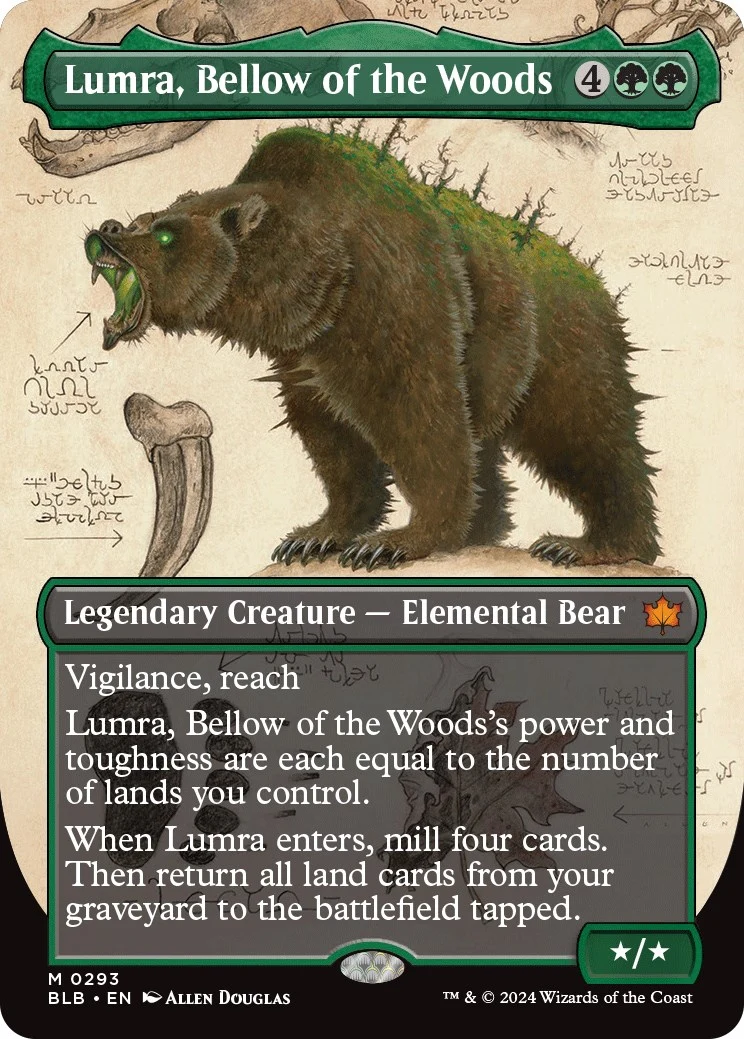 Lumra, Bellow of the Woods (Borderless) (0293) (293)