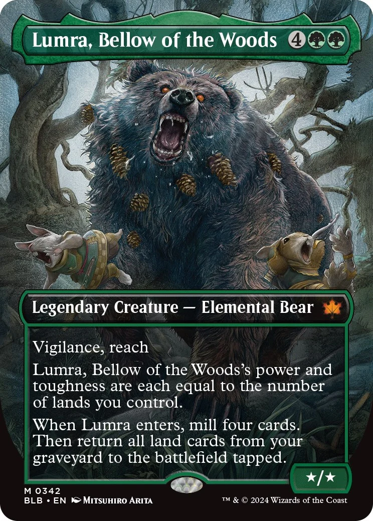 Lumra, Bellow of the Woods (Borderless) (0342) (342)