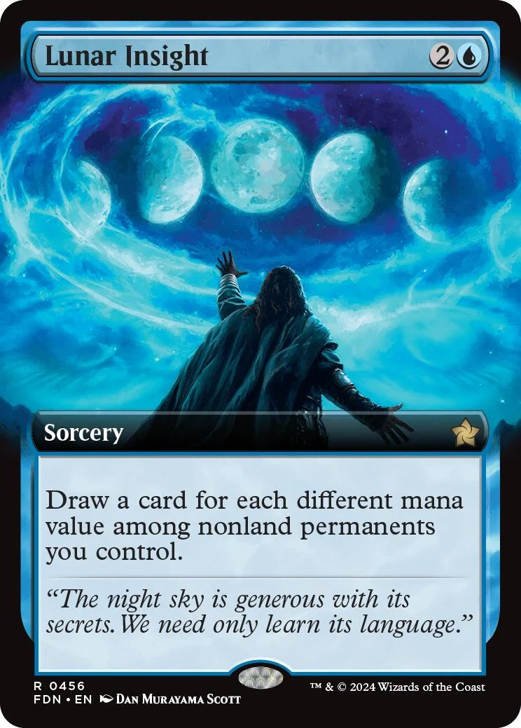Lunar Insight (Extended Art) (456) (Foundations)